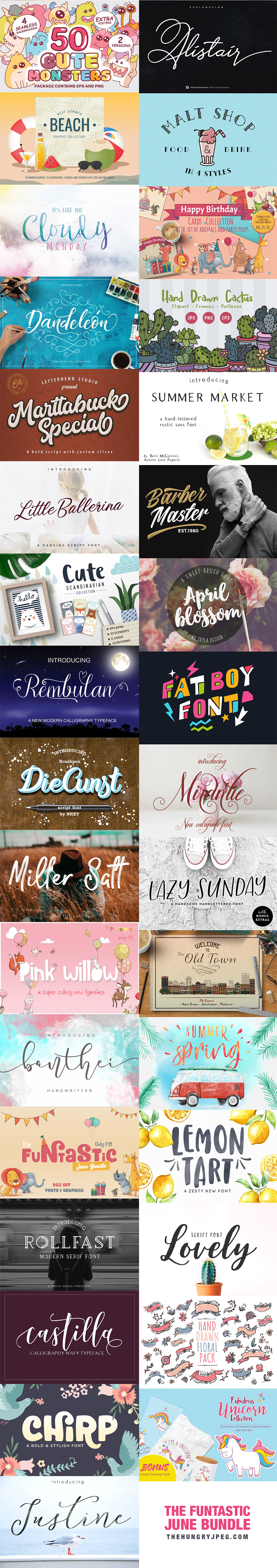 Fonts & Graphics Bundle