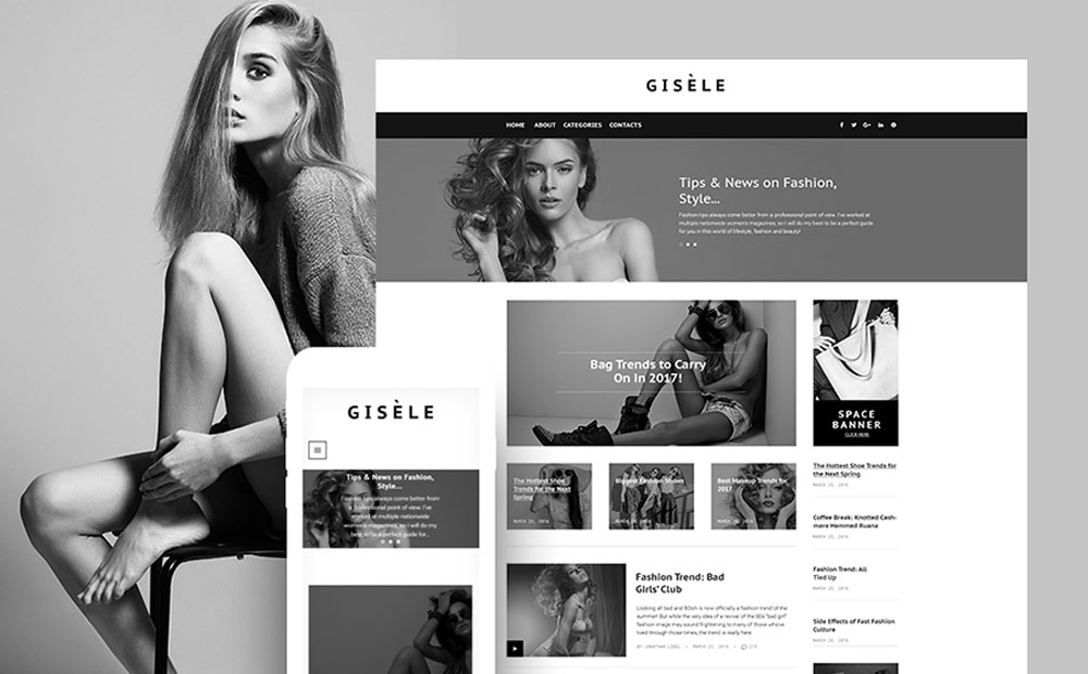 Womens Fashion Blog WP Theme 