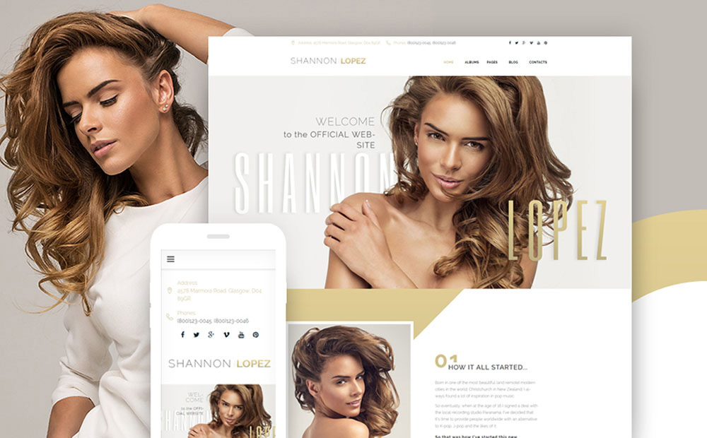 Celebrities WP Theme 