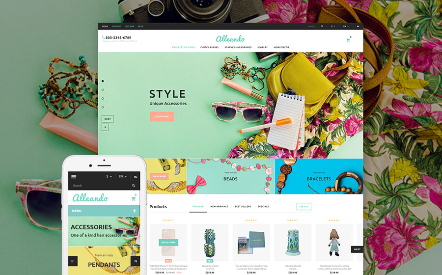 Gifts Shop Responsive PrestaShop Theme 