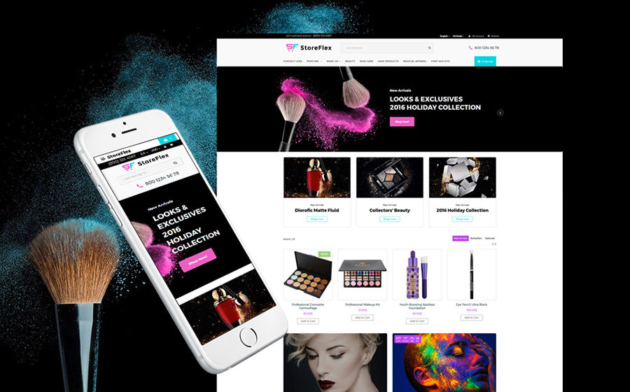 StoreFlex - Fashion & Beauty Store OpenCart Template 