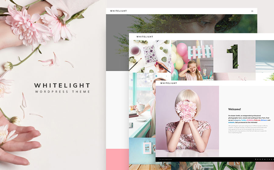 Photographer Portfolio WordPress Template 