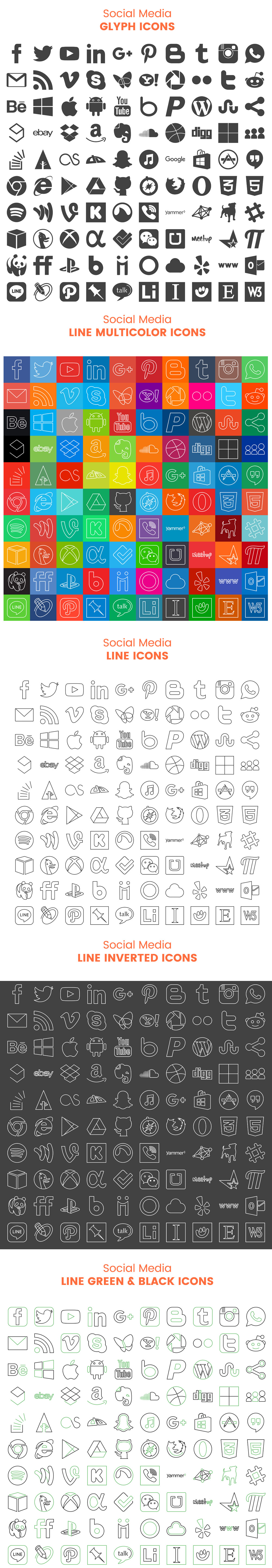 Free Social Media Icons