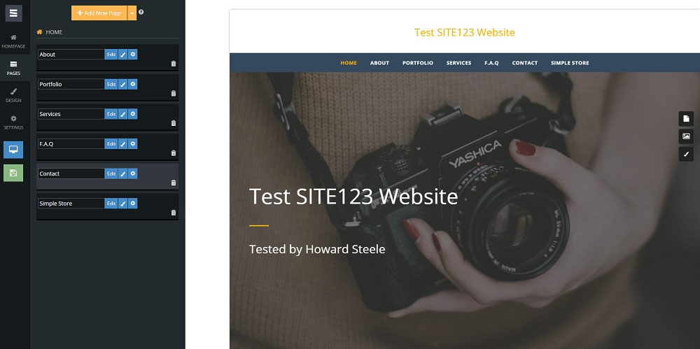 Site 123 Test