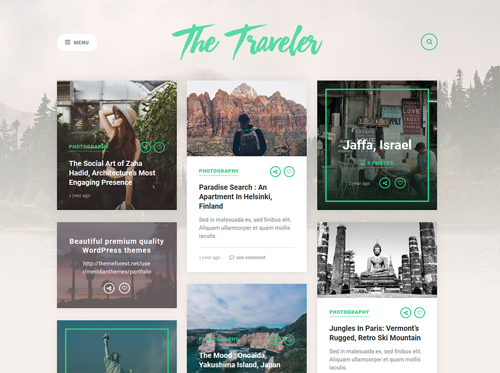 Traveler WordPress Theme