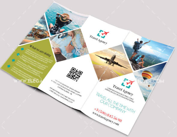 Travel – Free PSD Tri-fold Brochure