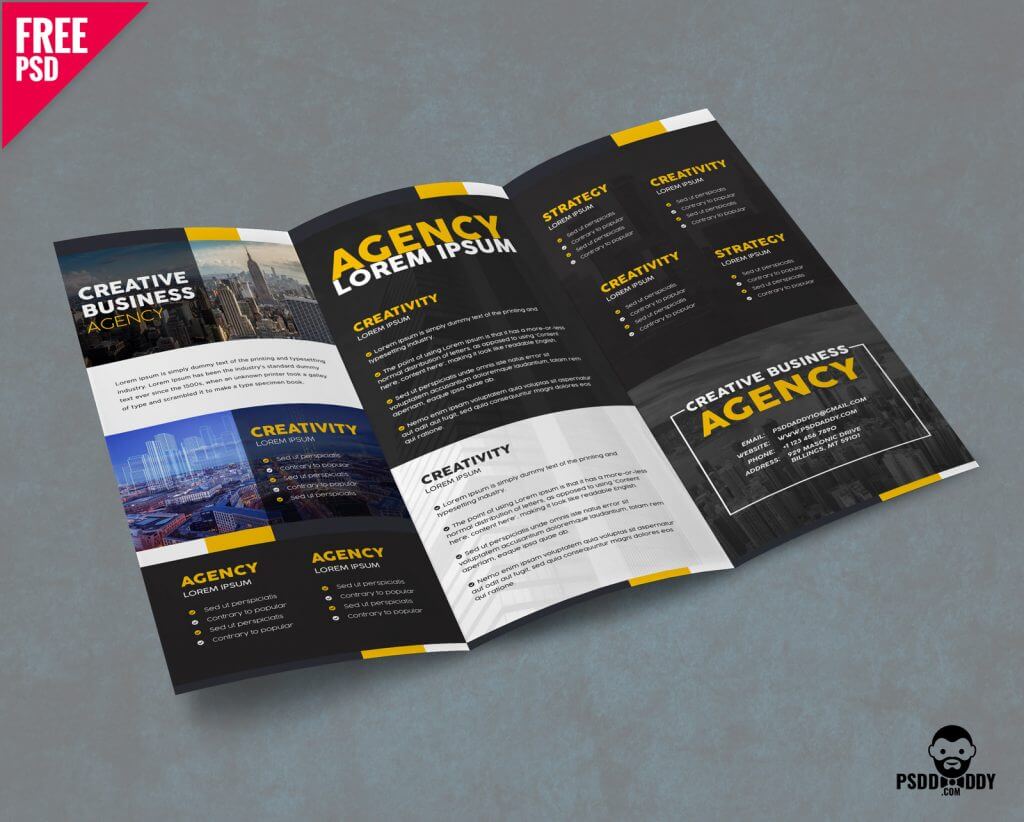 Corporate Tri-fold Brochure Template