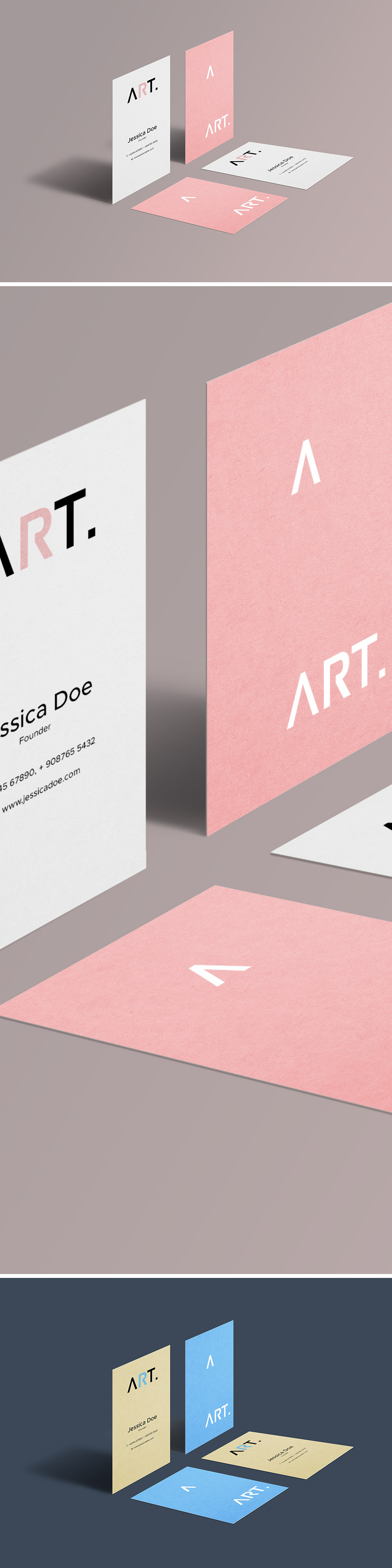 Business Cards Mockup Template