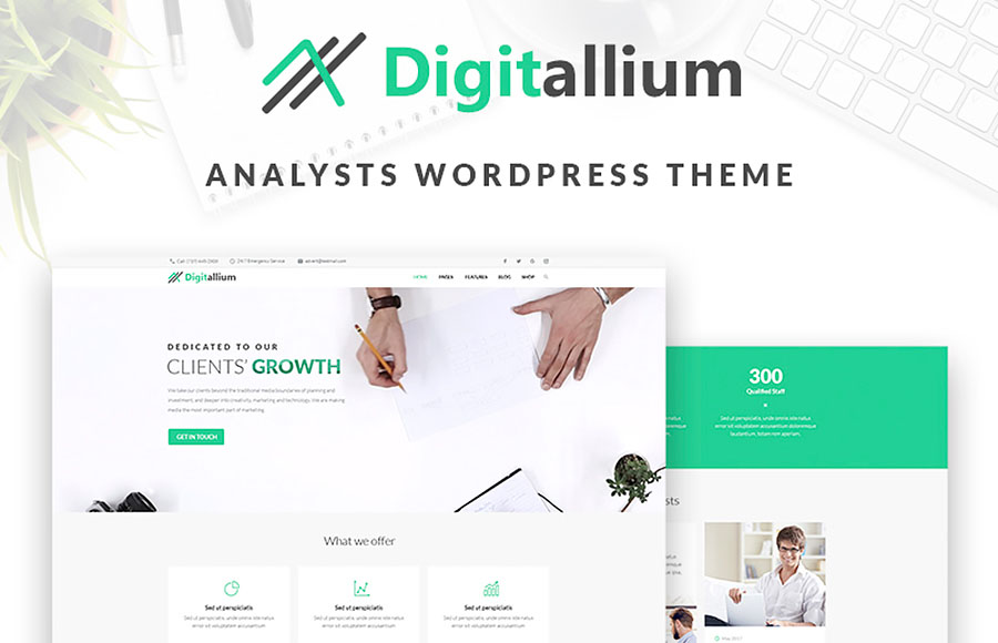 Digitalium - Marketing Agency WordPress Theme