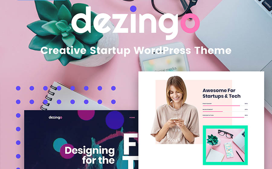 Dezingo - Creative Startup WordPress Theme