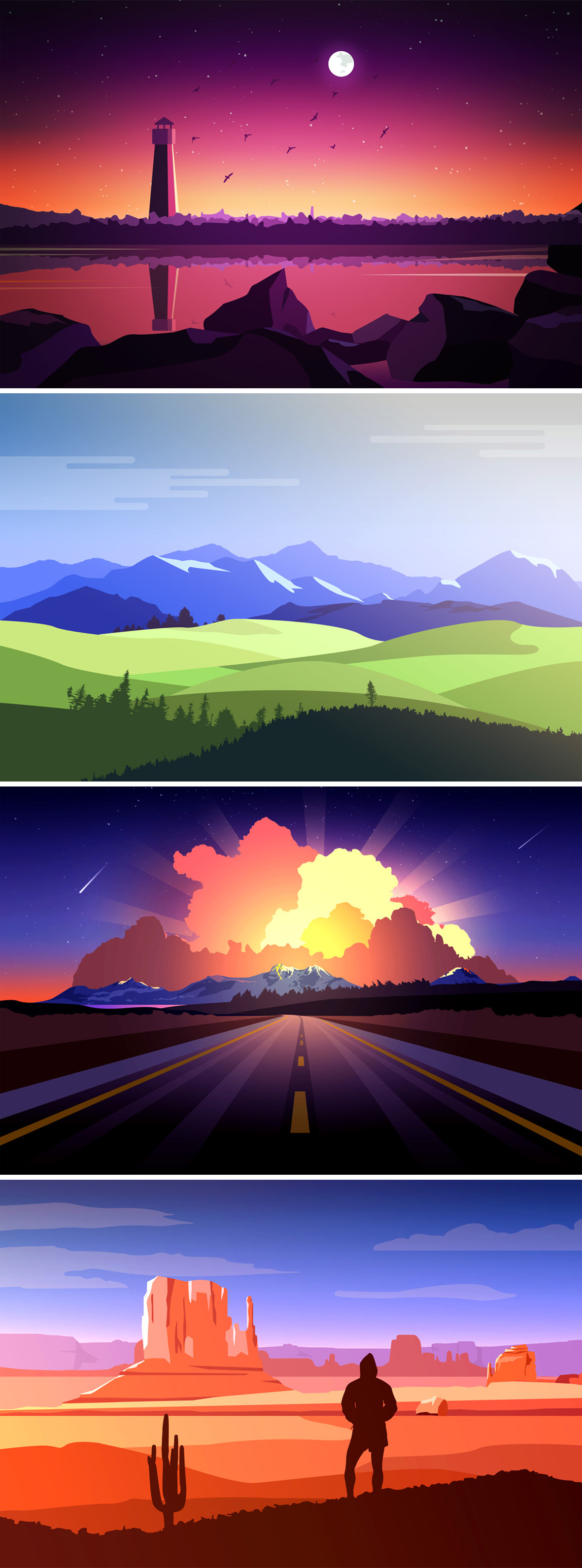 Vector Landscapes