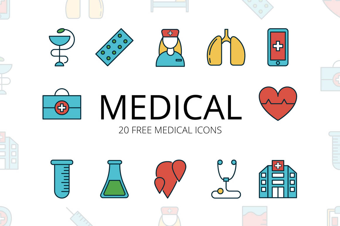 Medical Vector Free Icon Set