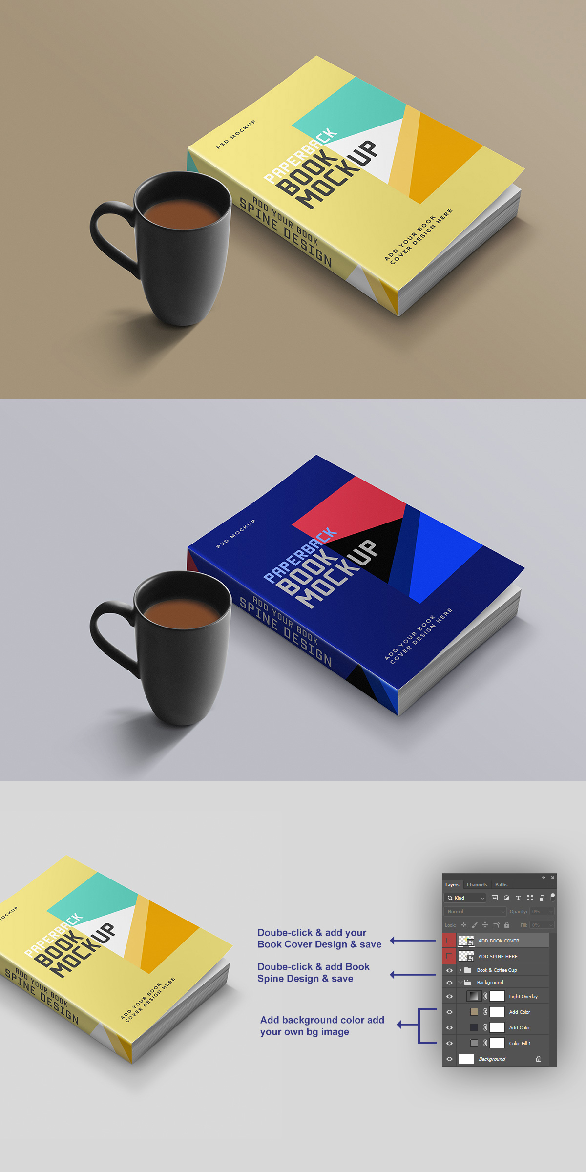 Book Mockup PSD