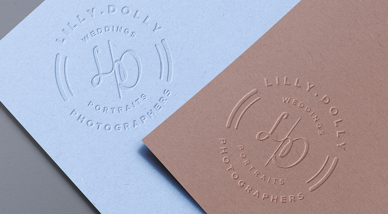 Embossed Paper Logo PSD Mockups