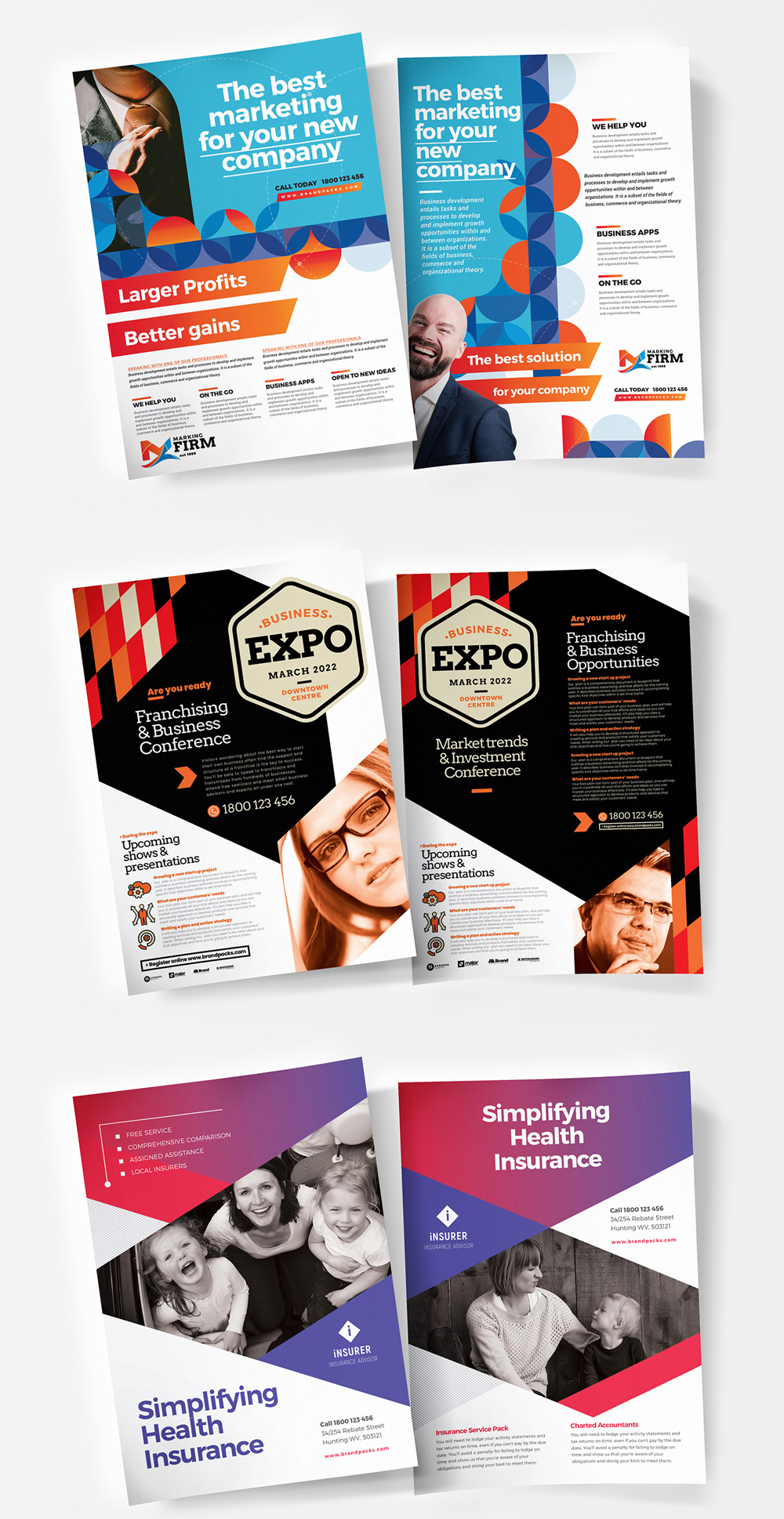 Vector Poster Flyer Templates