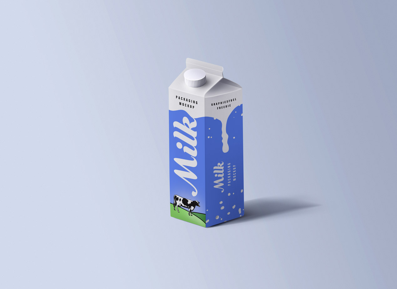 Milk Packaging Mockup