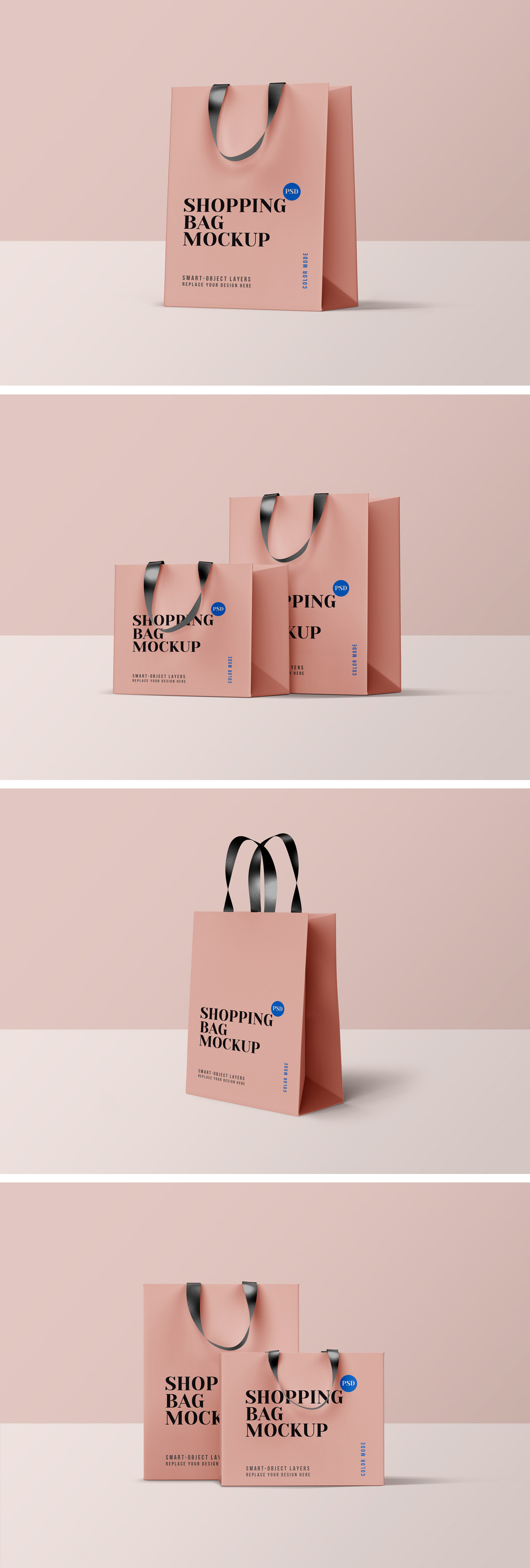 Shopping Bag PSD Mockups