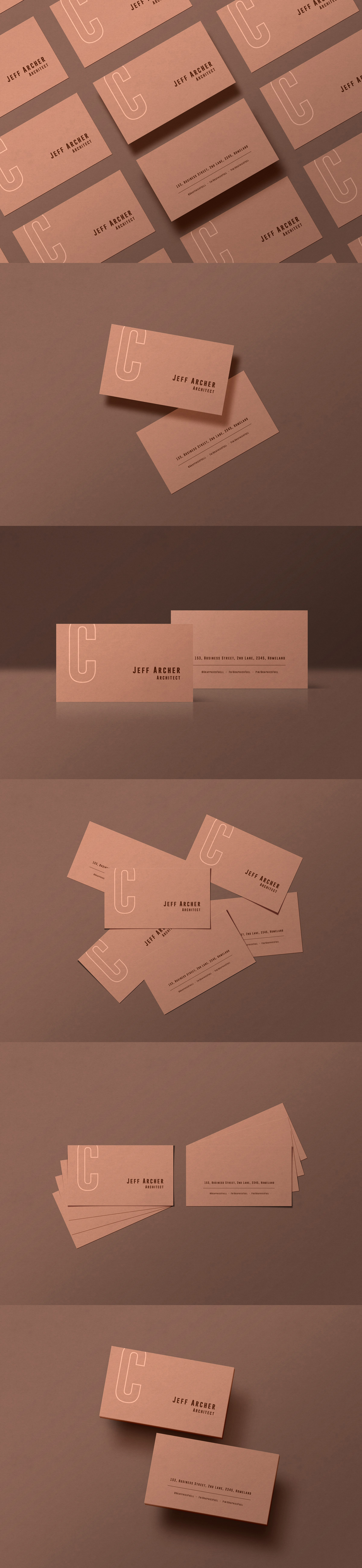 Business Card PSD Mockups