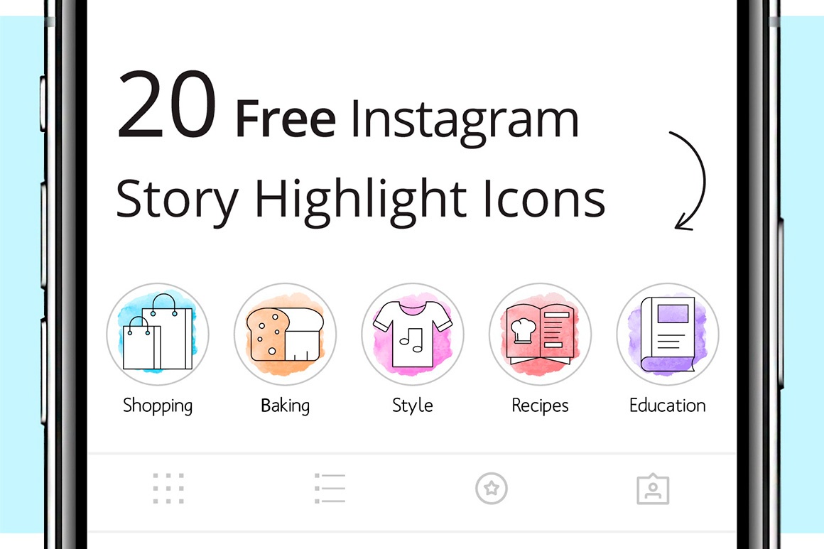 20 Free Instagram Story Highlight Icons