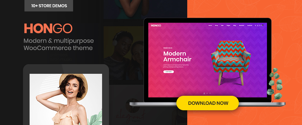 Hongo – Modern & Multipurpose WooCommerce WordPress Theme