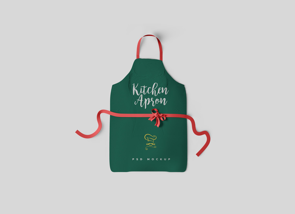 PSD Kitchen Apron Mockup