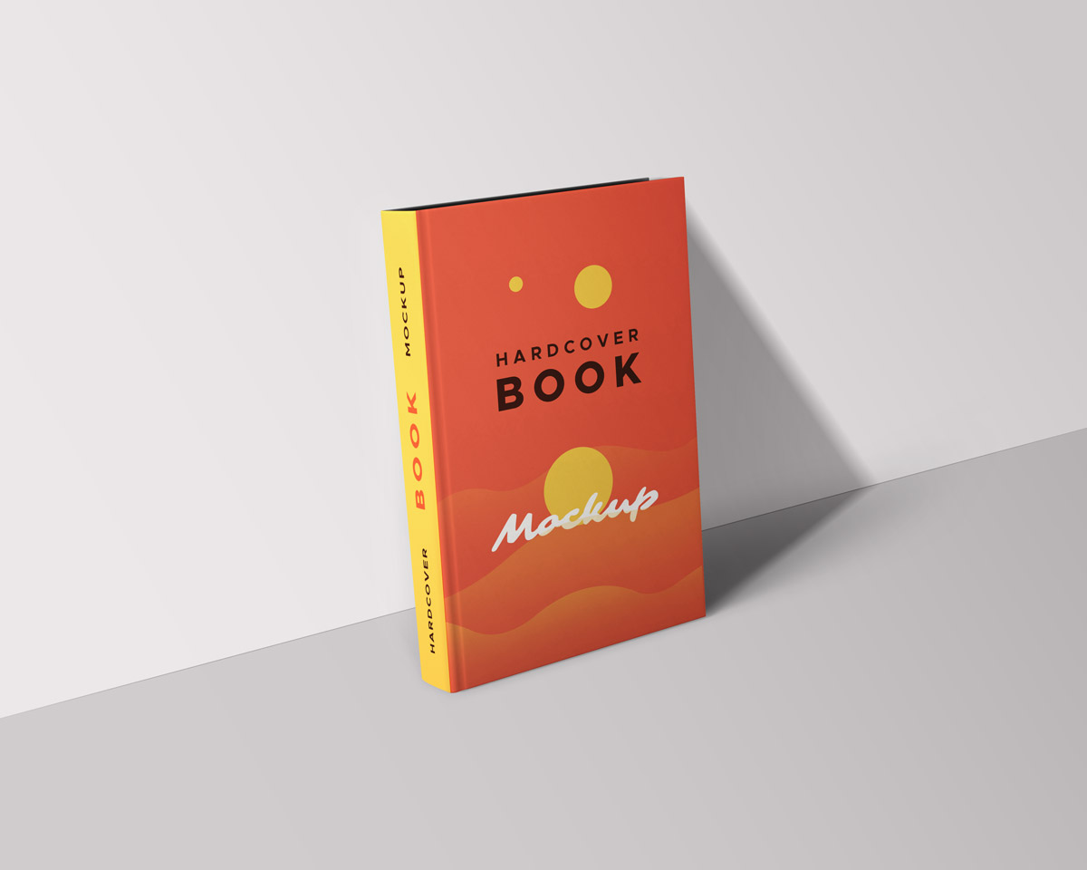 Hardcover Book Mockup Template