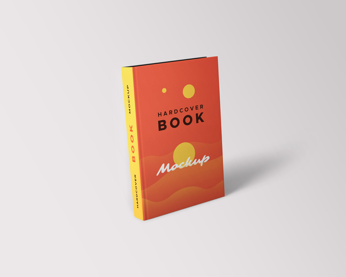 Hardcover Book Mockup Template