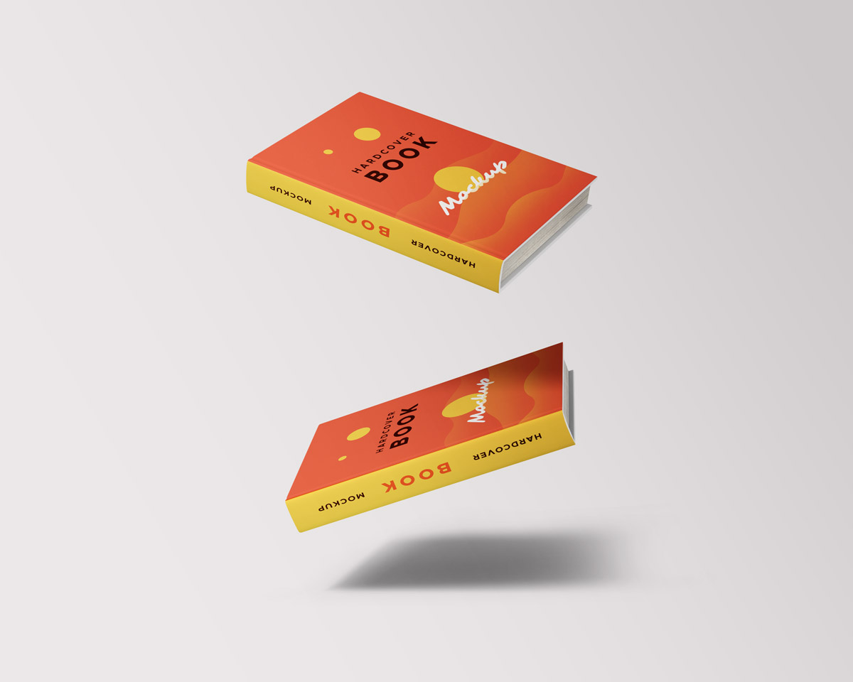 Hardcover Book Mockup Template