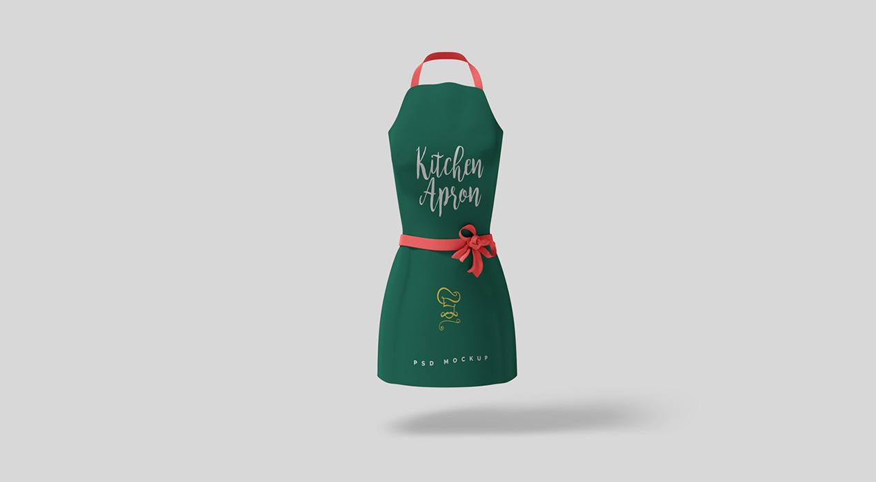 PSD Kitchen Apron Mockup