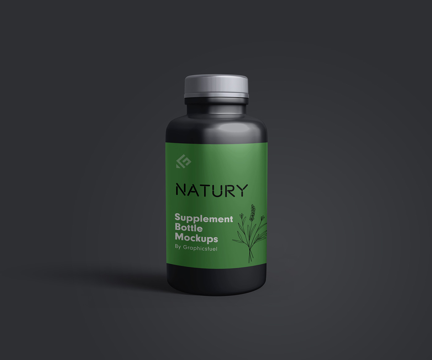 PSD Supplement Bottle Mockup Templates