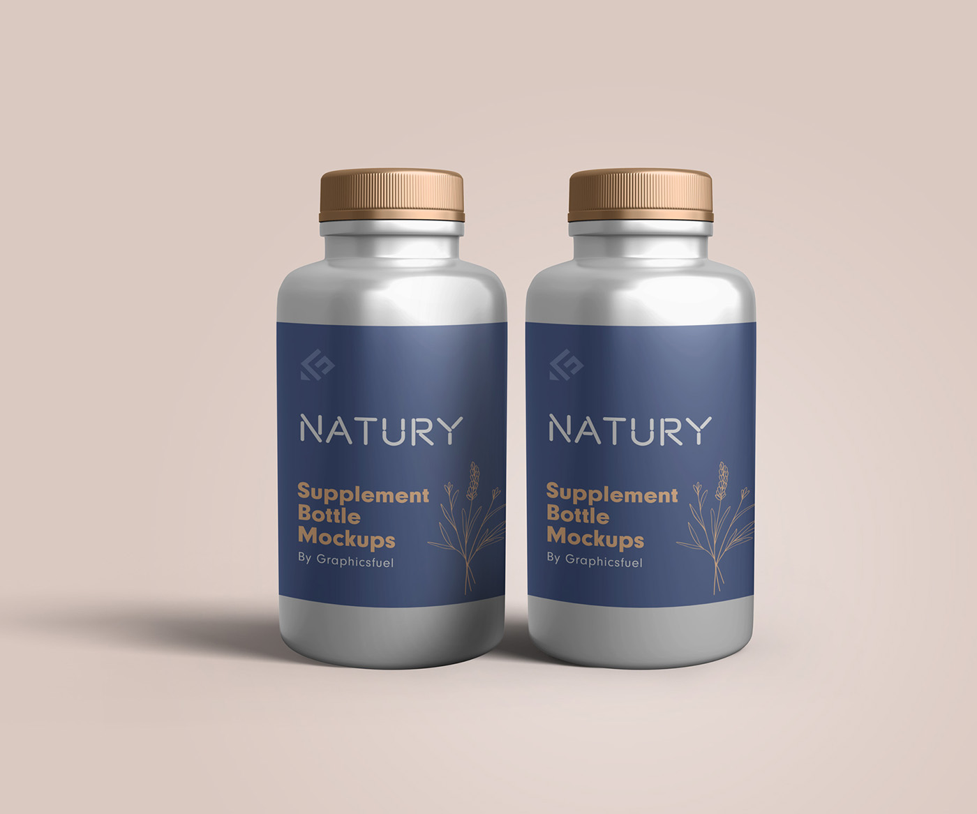 Supplement Bottle Mockup Templates