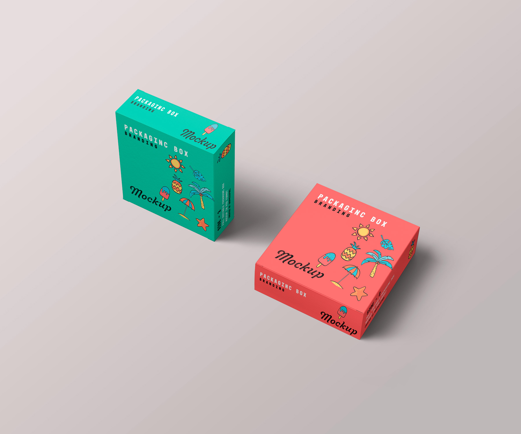 Packaging Box Mockups