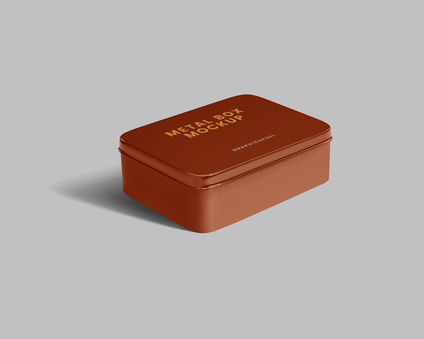 Metal Box Mockup Tempate