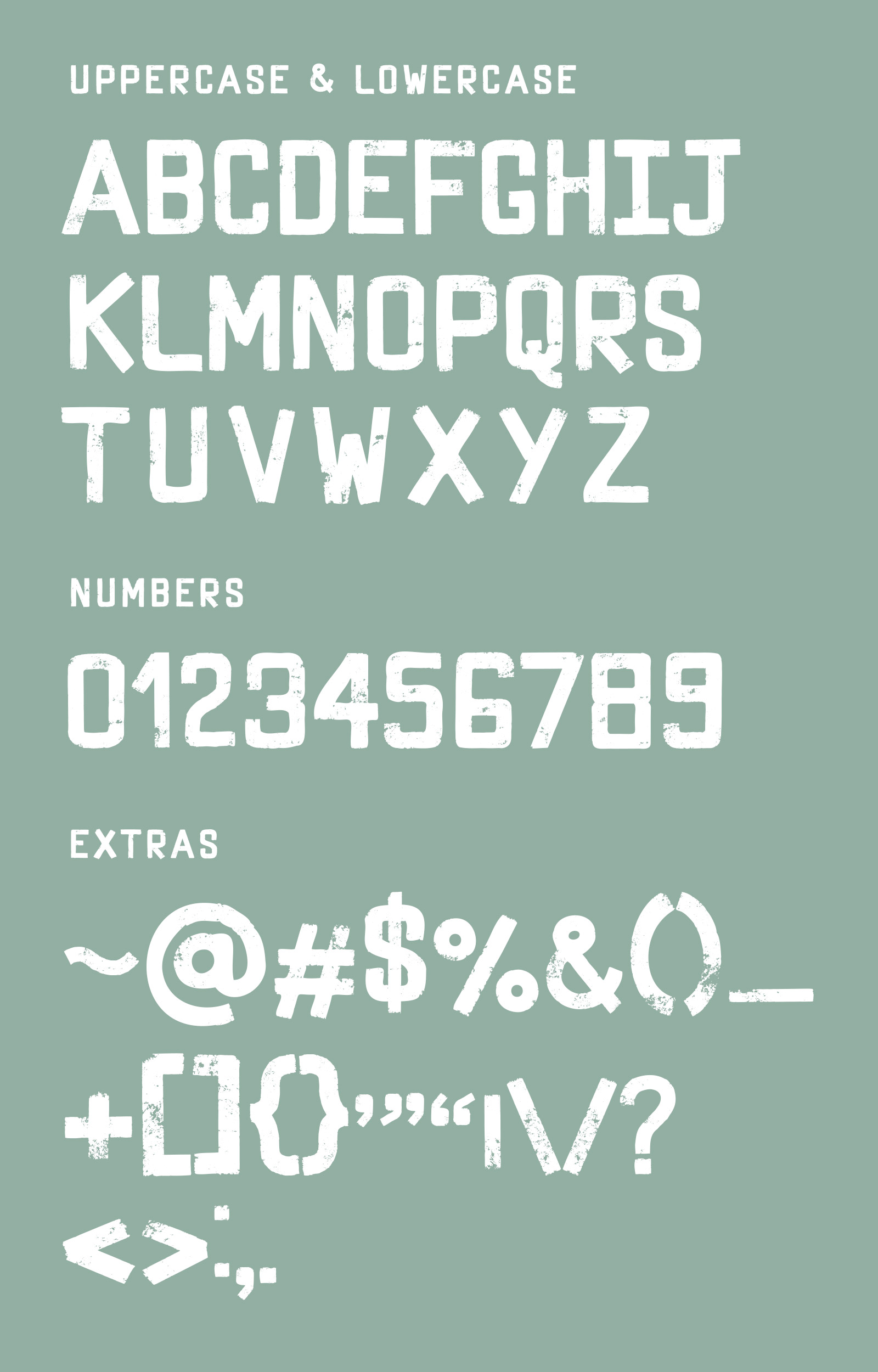 Grungica Display Font