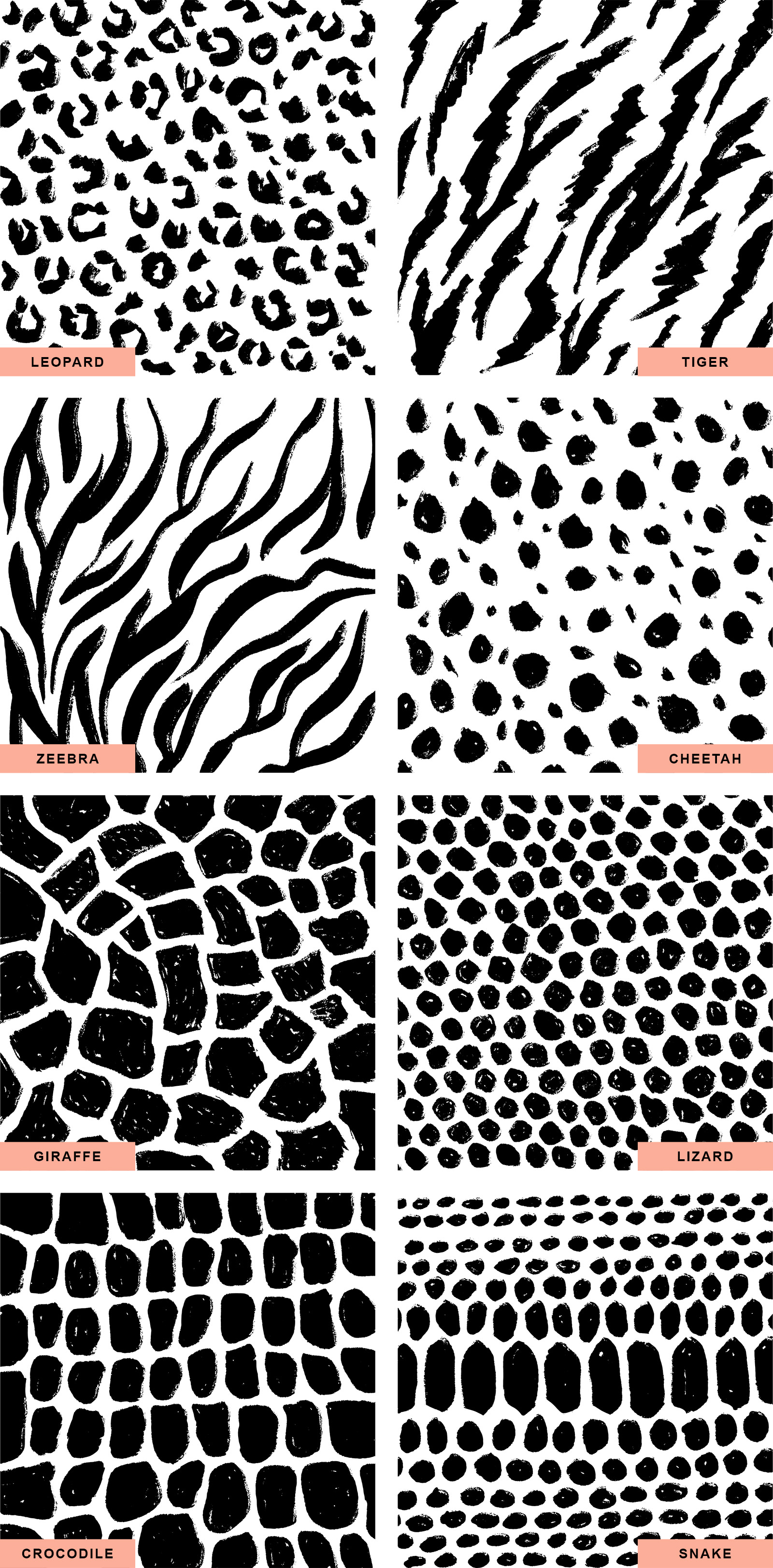 Animal Skin Print Patterns