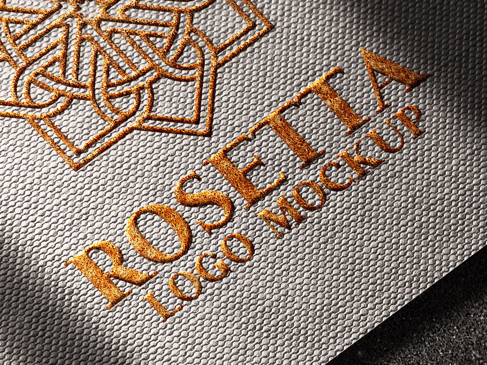 Embossed Logo Mockup