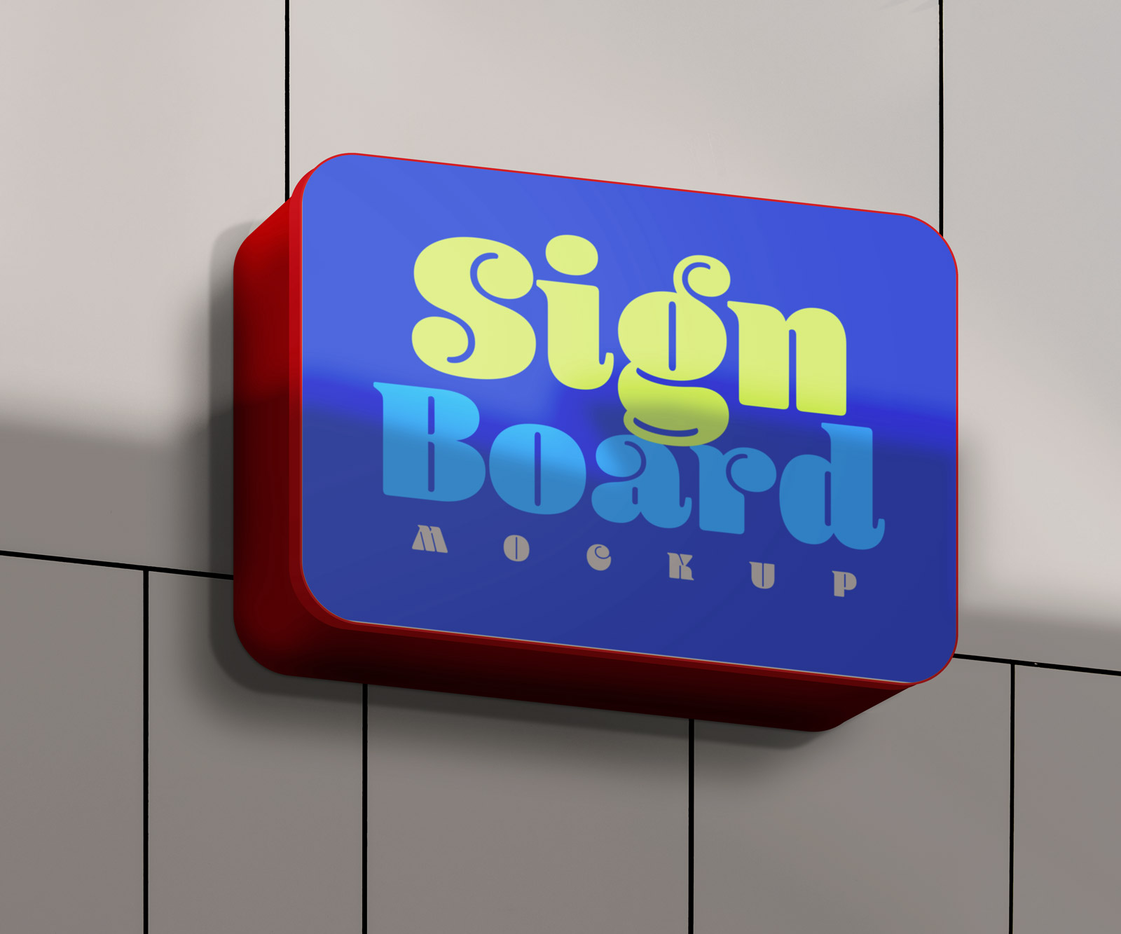 Outdoor Signboard Mockup