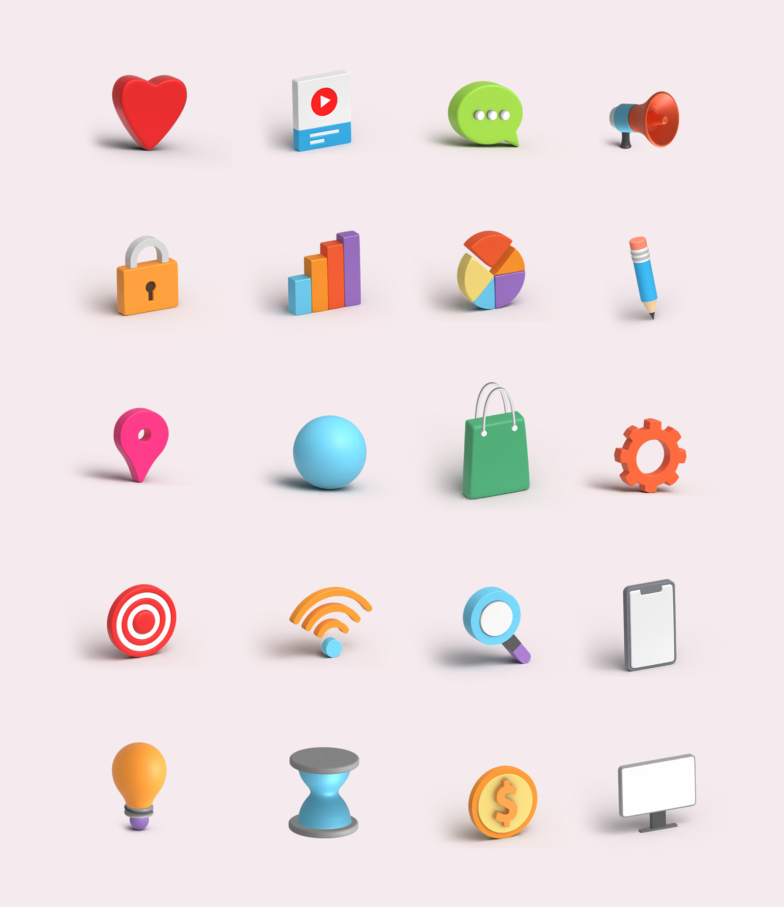 3D Icons Pack