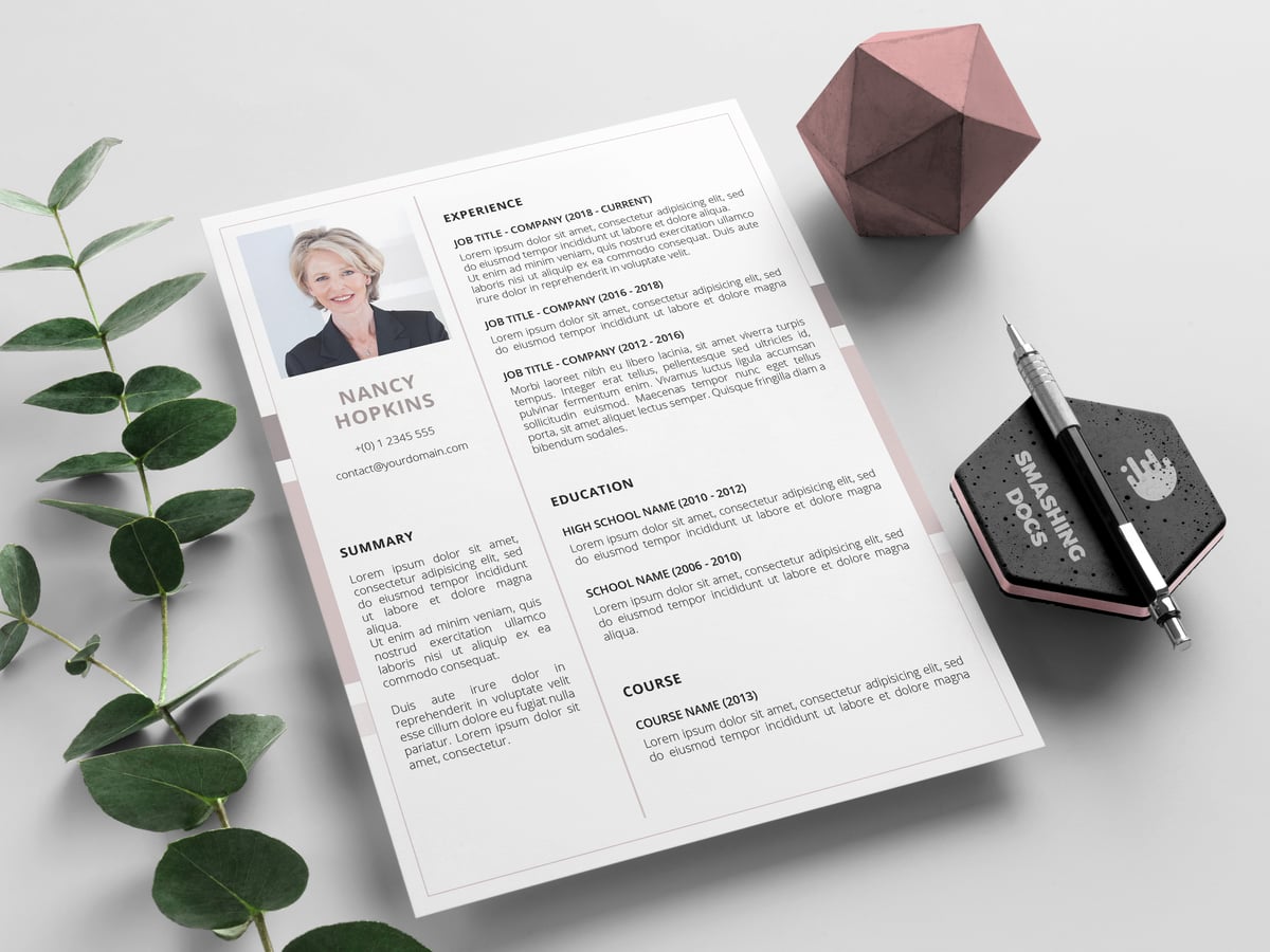 Free Modern Resume Template