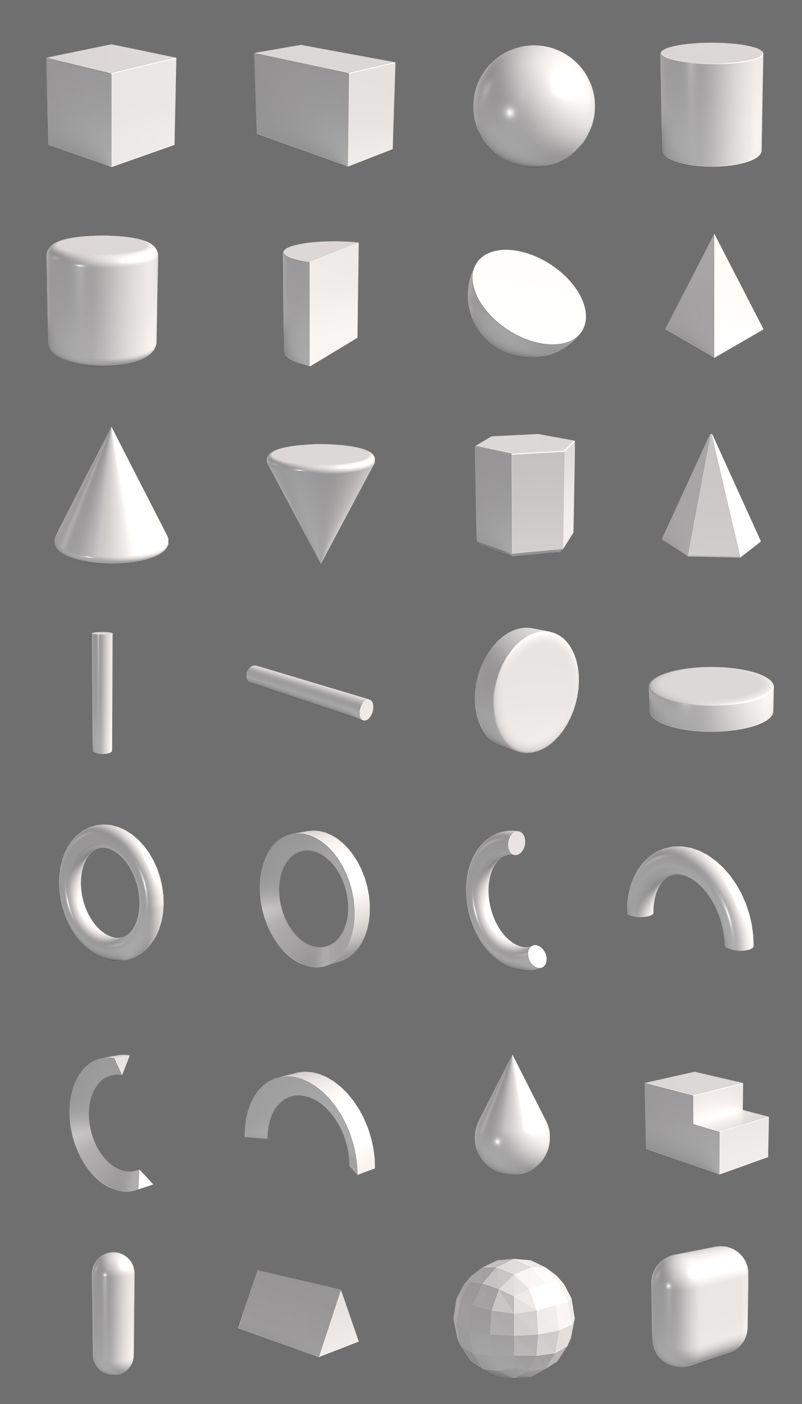 Geometric 3D Shapes