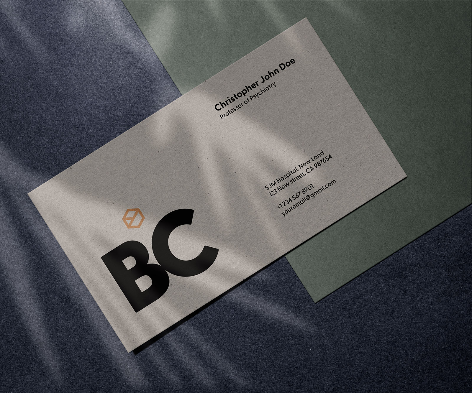 Business Card Mockup Scene Templates