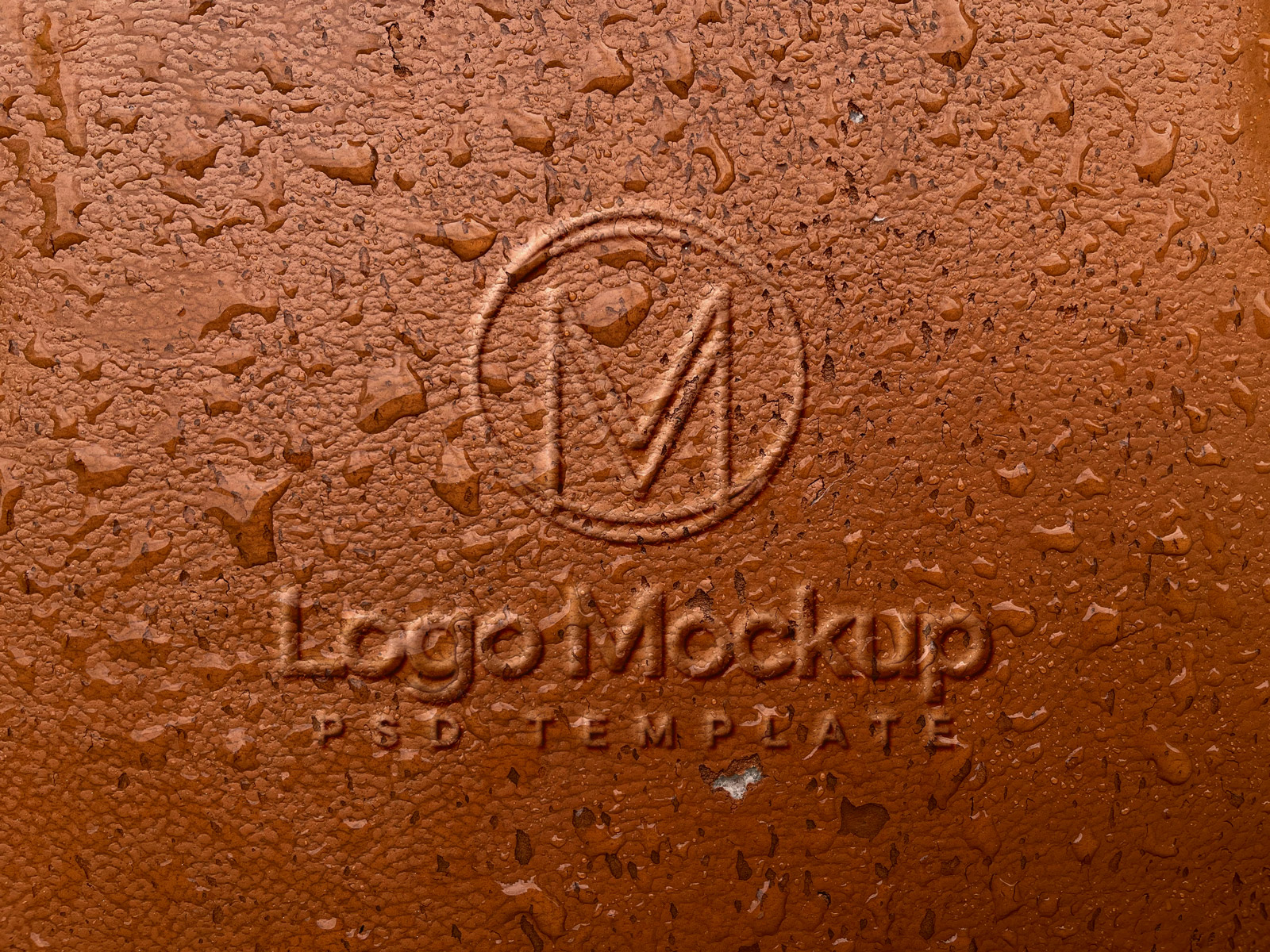 Free Leather Logo Mockup