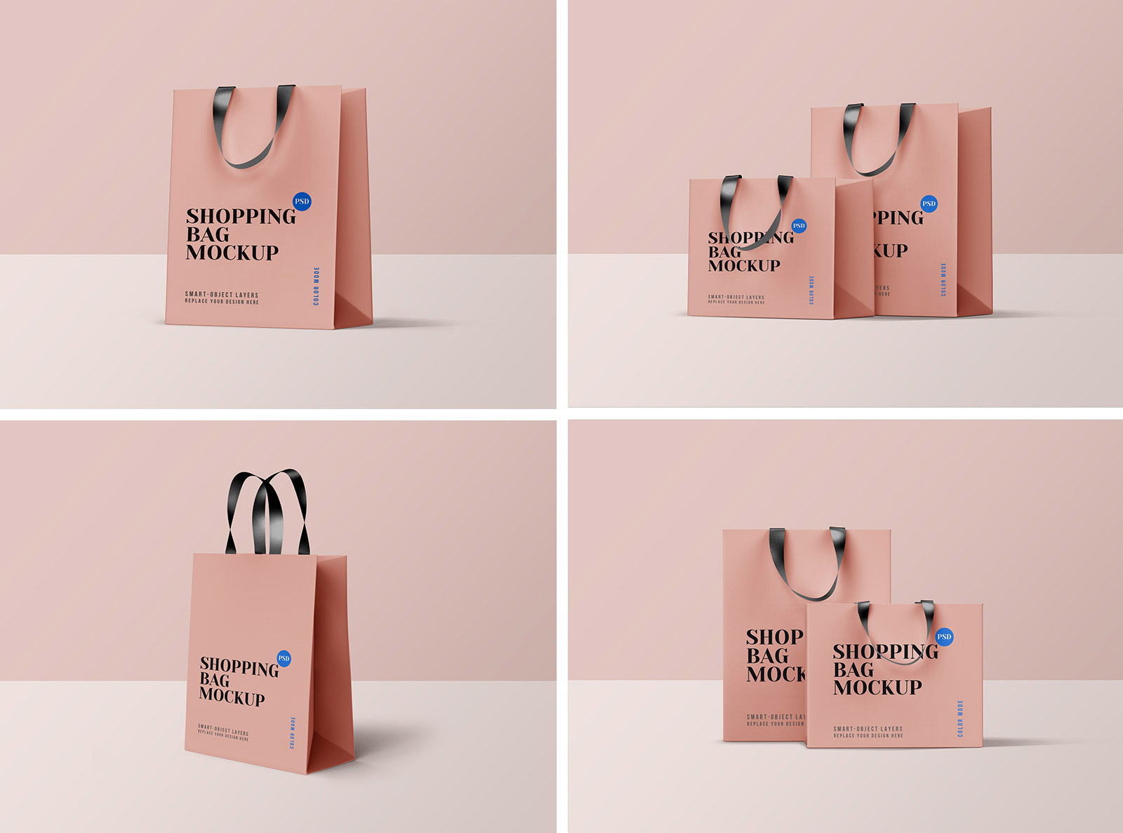 Shopping bag mockup Templates