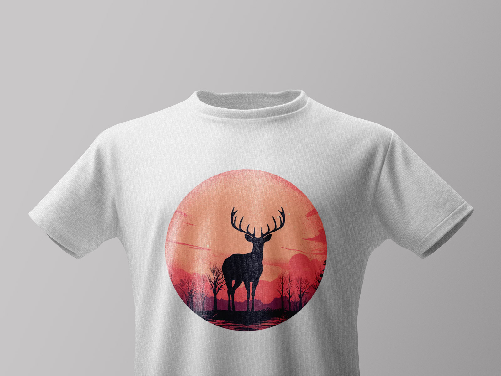 free closeup t-shirt mockup template