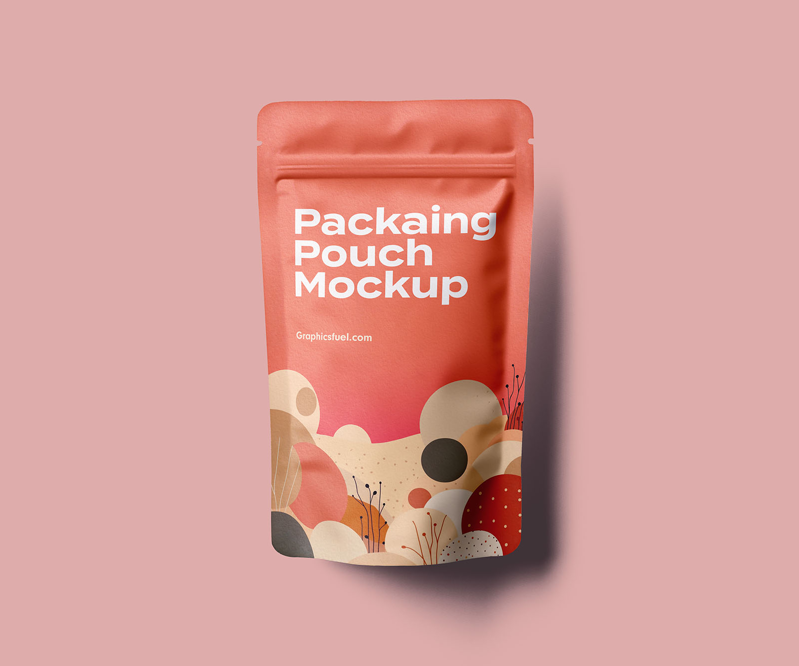 Packaging Pouch Mockup Template