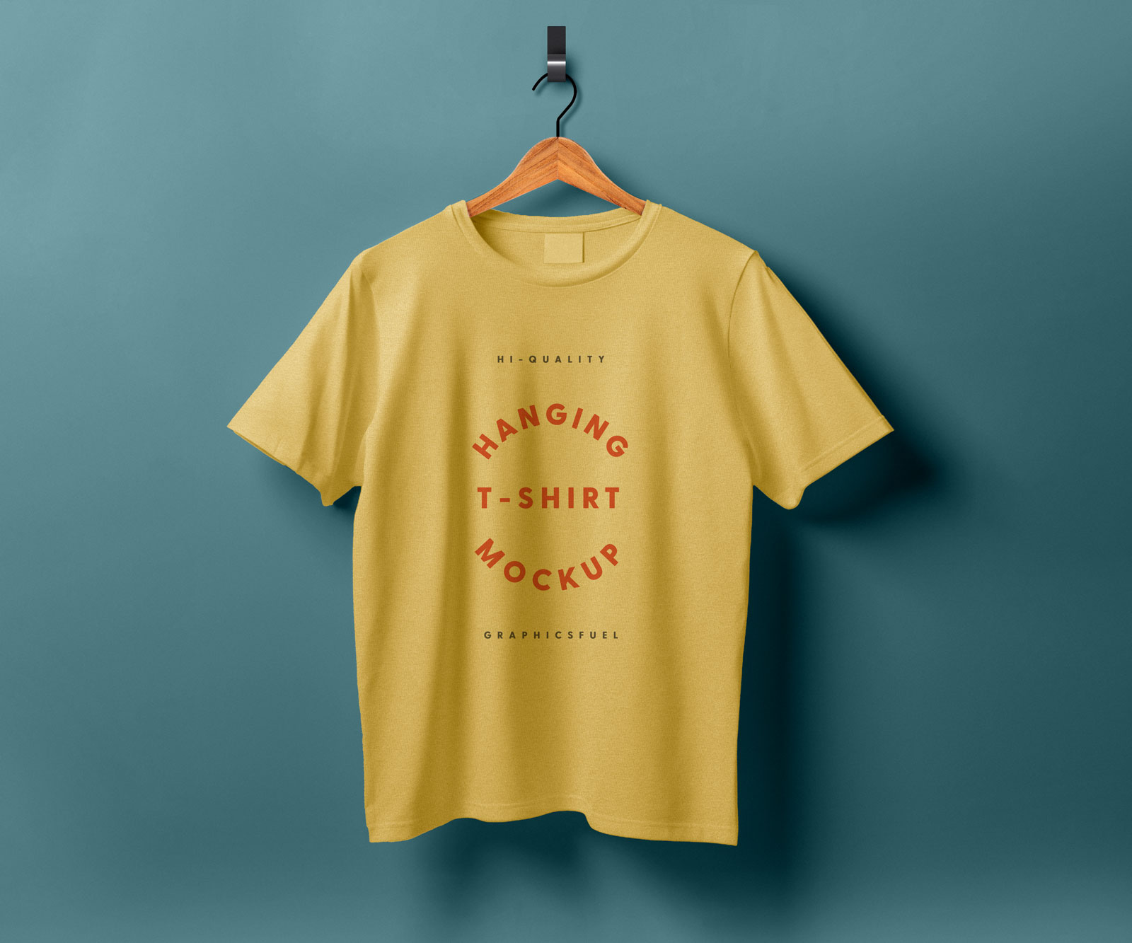 Hanging tshirt mockup