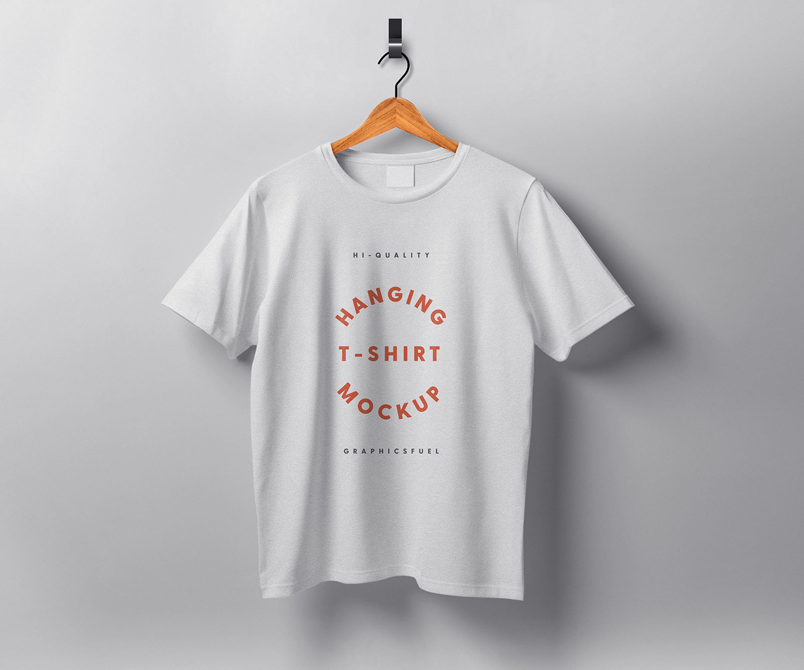 Hanging tshirt mockup