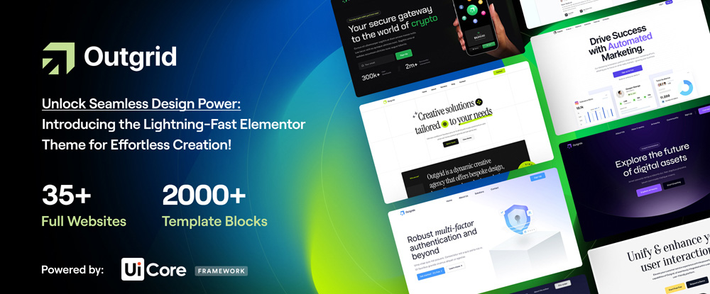 Outgrid – Multi-Purpose Elementor WordPress Theme