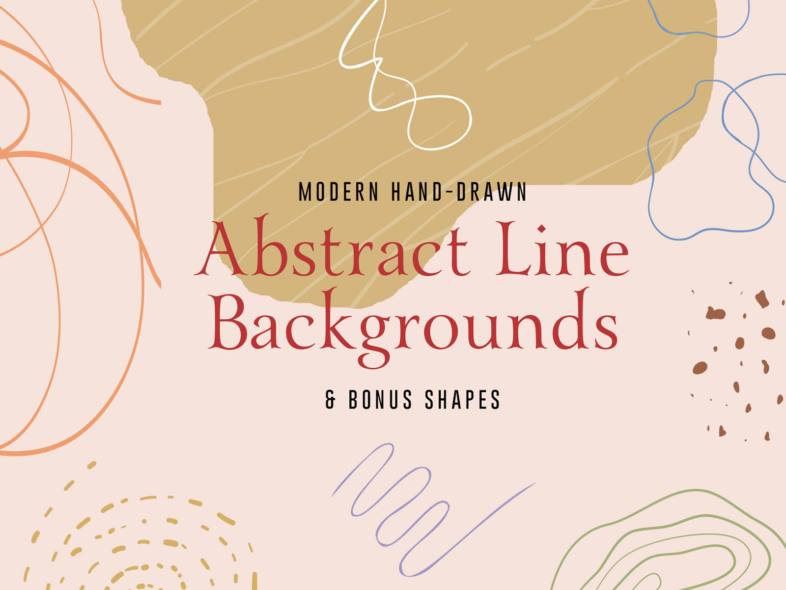 Abstract Line Backgrounds & Elements