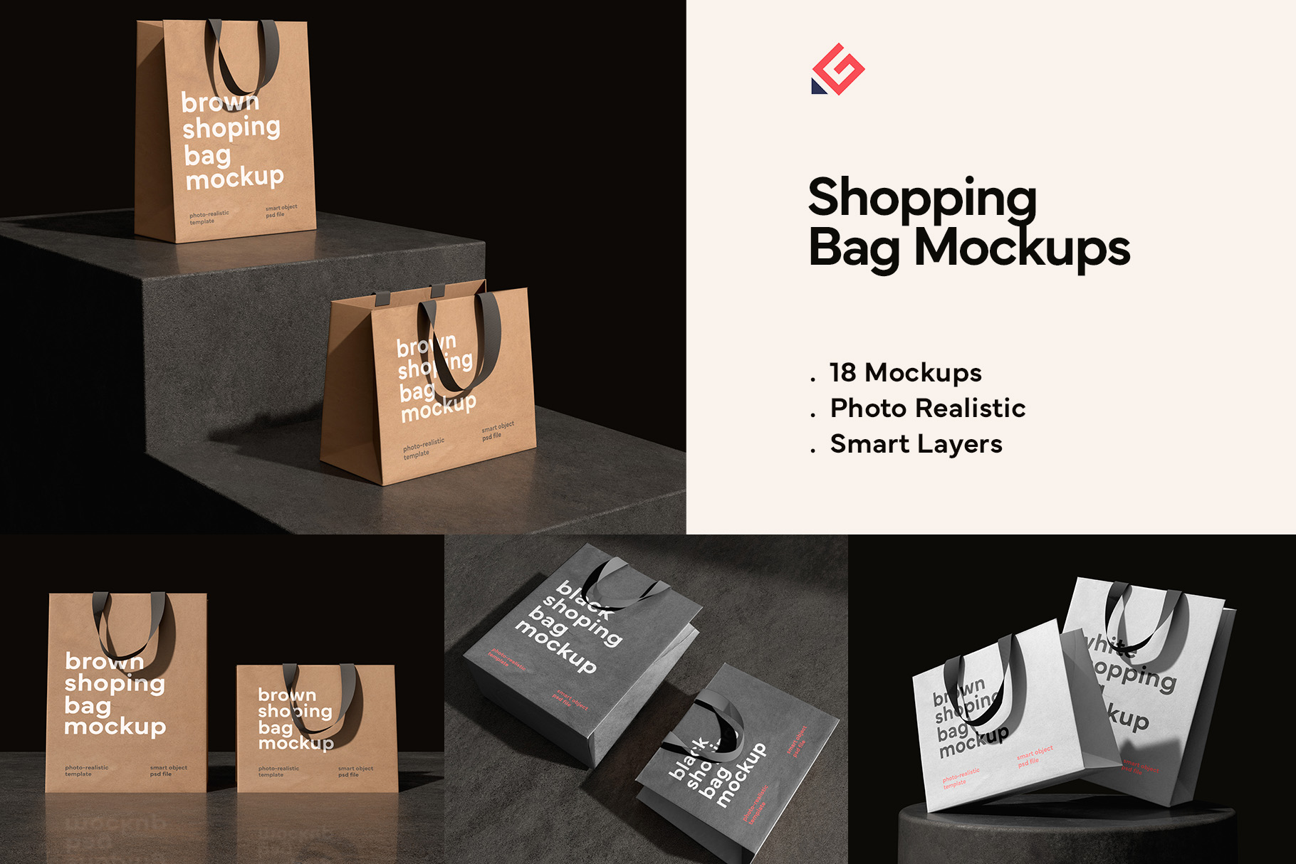 Shopping Bag Mockups